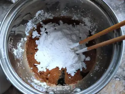 Make Red sugar pearl tea step 2