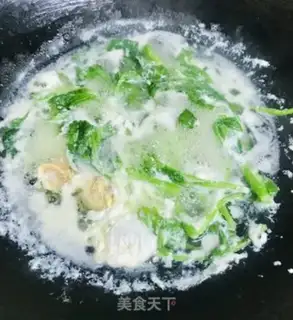 Make Salted egg mustard soup step 4