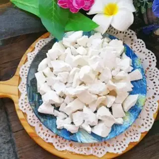 Make Water grinding rice powder step 8
