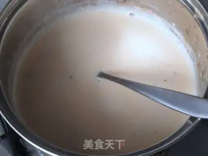 Make Red sugar pearl tea step 7