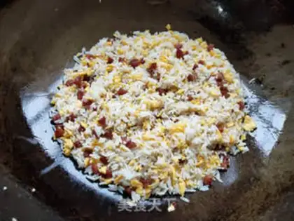 Make Egg fried rice step 5