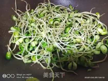 Make Black bean sprouts step 3
