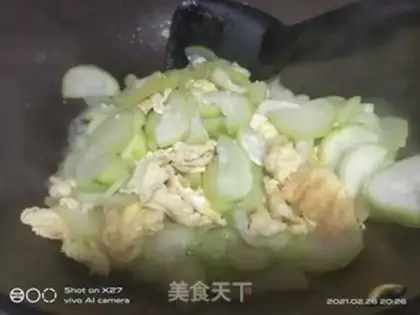 Make ♪ Night blooming fried eggs ♪ step 6