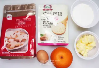 Make A sip of orange cookies step 0