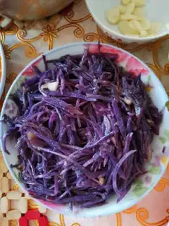 Make Purple potato silk step 3
