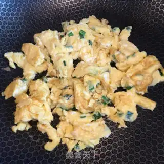 Make Eggs and ham and bitter melons step 3