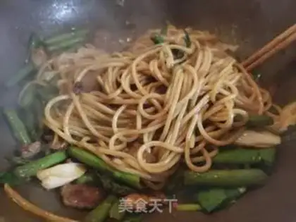 Make Spam noodles step 10