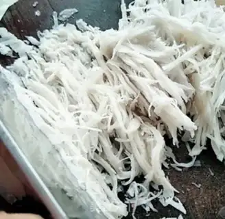 Make Fried silk step 2