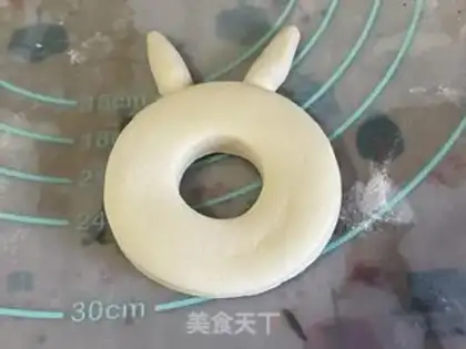 Make Little bunny donut buns step 7