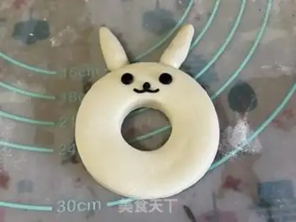 Make Little bunny donut buns step 8