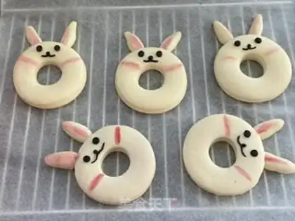 Make Little bunny donut buns step 9