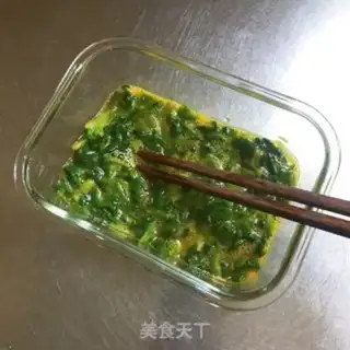 Make Spinach steamed eggs step 3