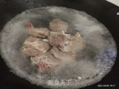 Make Steakbone soup step 1
