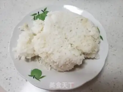 Make Goose eggs and rice step 1