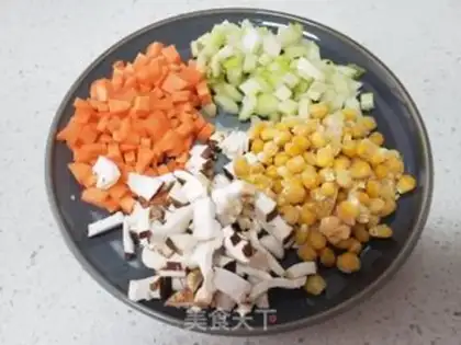 Make Goose eggs and rice step 2