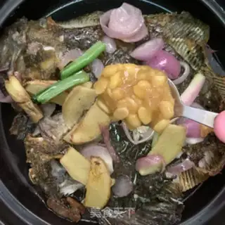 Make Soybeans and ferocious fish step 6