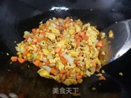 Make Goose eggs and rice step 3