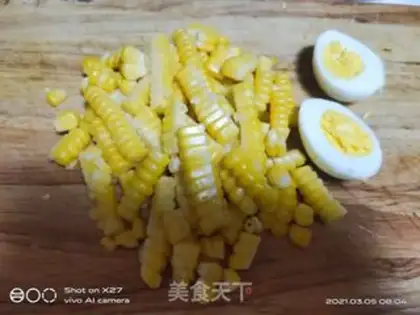Make Corn ham salad step 6