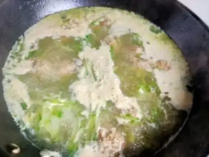 Make The radish meatball soup step 14