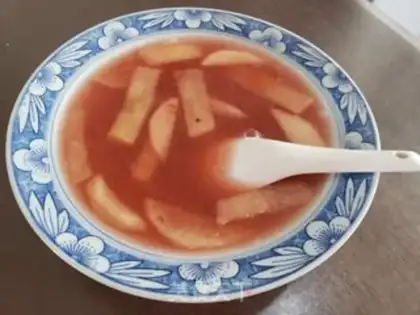 Make The apple soup step 12