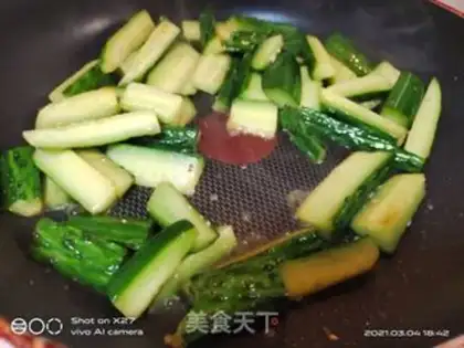 Make Cucumber beef step 2