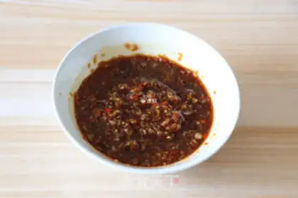 Make Dry old duck and garlic fan shrimp step 6