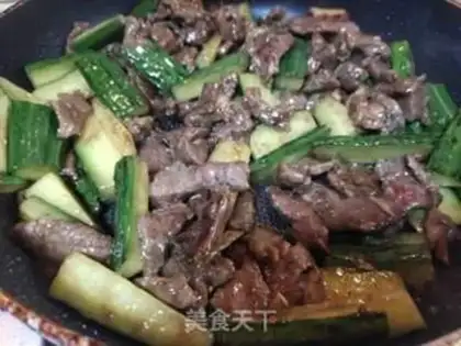 Make Cucumber beef step 6