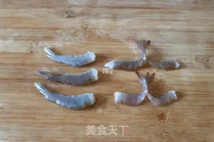 Make Dry old duck and garlic fan shrimp step 10