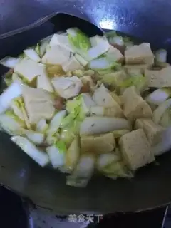 Make The cabbage with a bouquet of tofu step 13