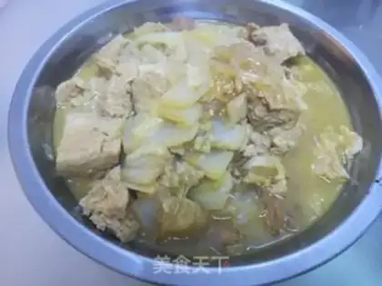Make The cabbage with a bouquet of tofu step 17