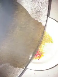 Make A spinach fan step 9