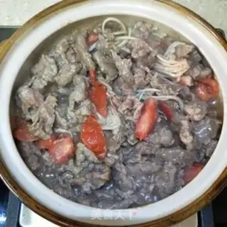 Make Golden pins and mushroom beef step 9