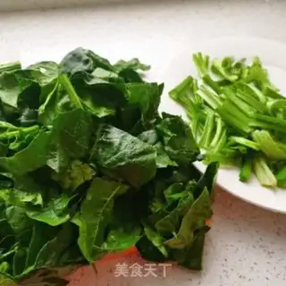 Make Soup spinach step 1