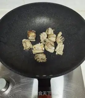 Make Dry bean bean horned ribs step 3