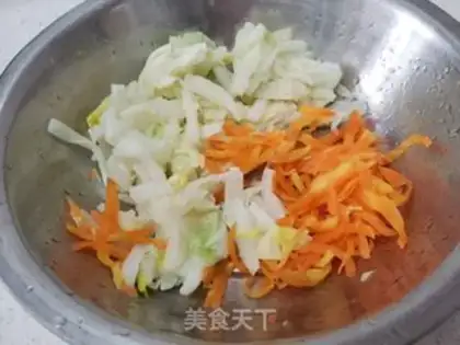 Make The cabbage with soy sauce step 4