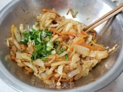 Make The cabbage with soy sauce step 6