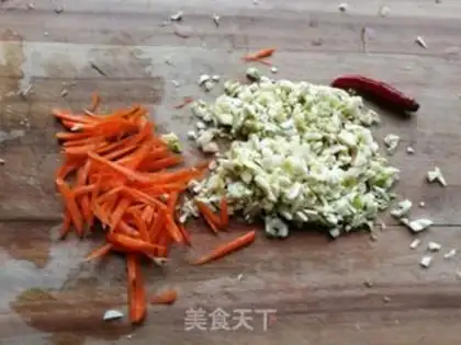 Make Garlic fan dolls step 5