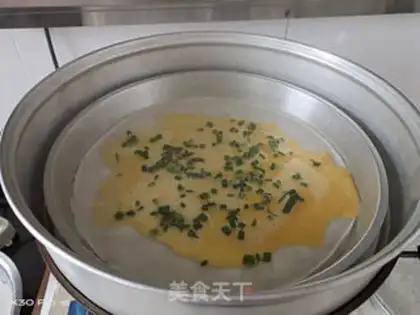 Make Egg sausage powder step 2