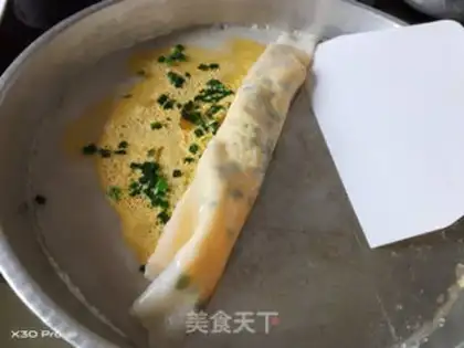Make Egg sausage powder step 3