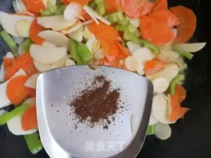 Make Pyramid carrots step 6