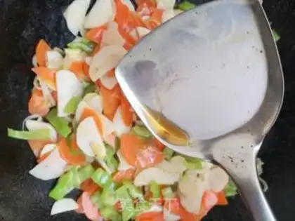 Make Pyramid carrots step 7