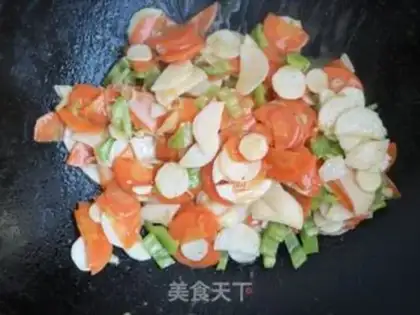 Make Pyramid carrots step 8