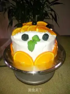 Make Orange fruit cake step 35