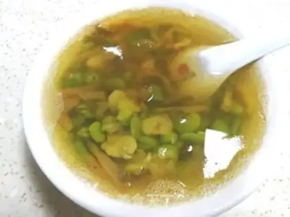 Make Bean petal gravy soup step 4