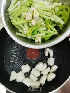 Make Cream fried fish balls step 5