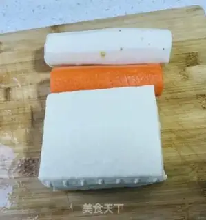 Make Tofu follies evaporate the mountain step 1