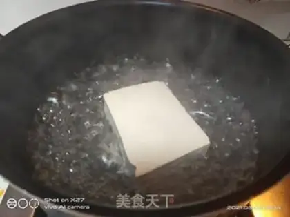 Make Tofu shrimp corn salad step 3