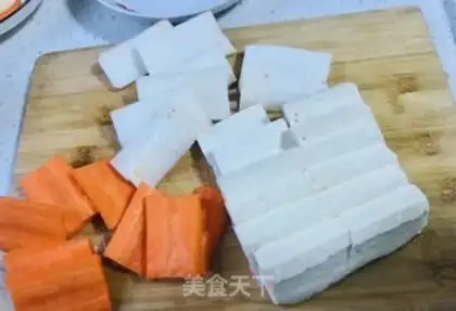 Make Tofu follies evaporate the mountain step 2