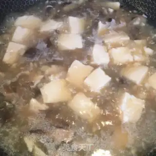 Make Tofu soup step 3