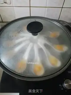 Make Steamed quail eggs step 5
